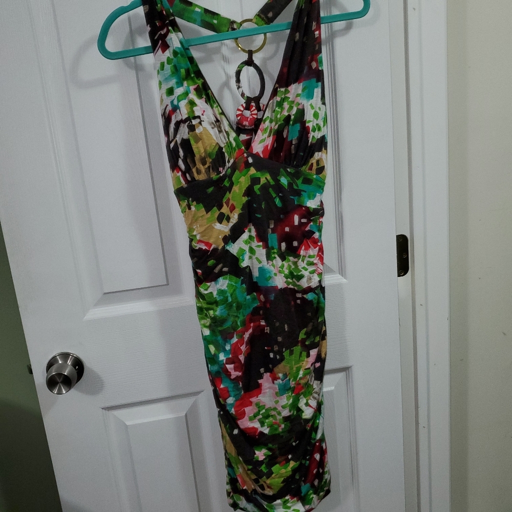 Colorful mini dress